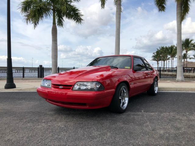 1993 Red Ford Mustang Coupe