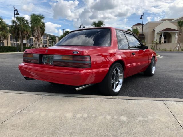 1993 Red Ford Mustang Coupe
