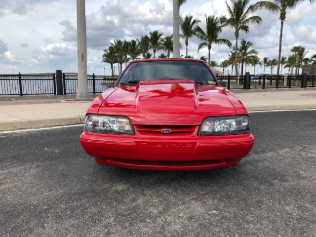 1993 Red Ford Mustang Coupe