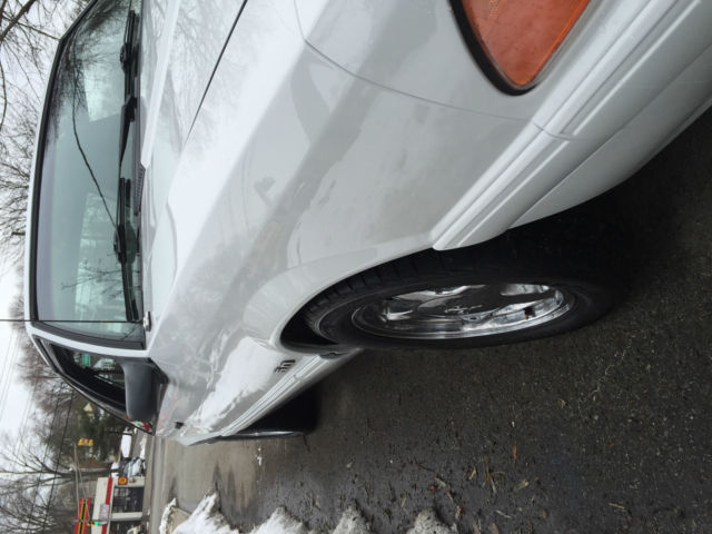 1993 White Ford Mustang Hatchback