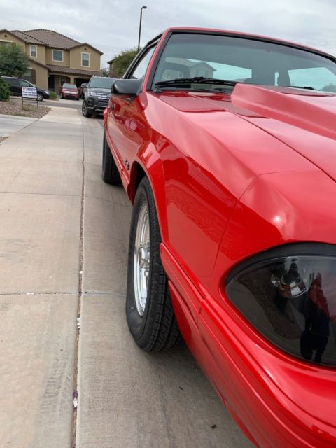 1993 Red Ford Mustang Coupe