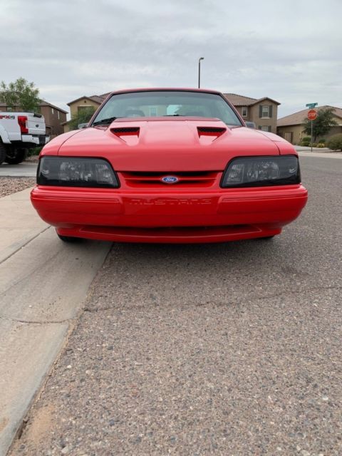 1993 Red Ford Mustang Coupe