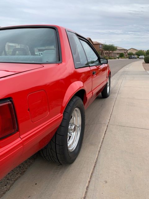 1993 Red Ford Mustang Coupe