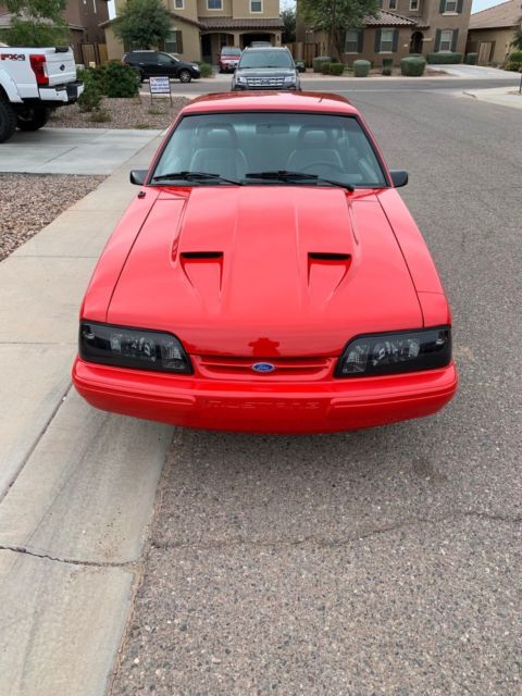 1993 Red Ford Mustang Coupe