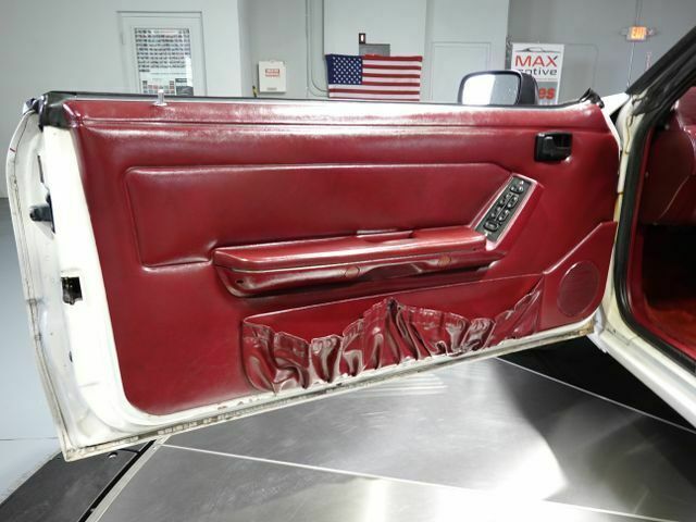 1993 White Ford Mustang Convertible