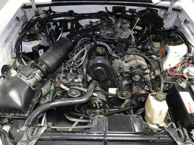 1993 White Ford Mustang Convertible