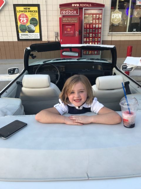 1993 White Ford Mustang Convertible