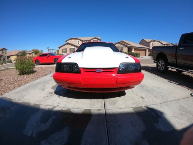 1993 Red Ford Mustang Coupe
