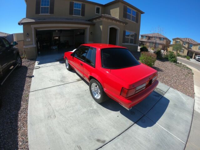 1993 Red Ford Mustang Coupe
