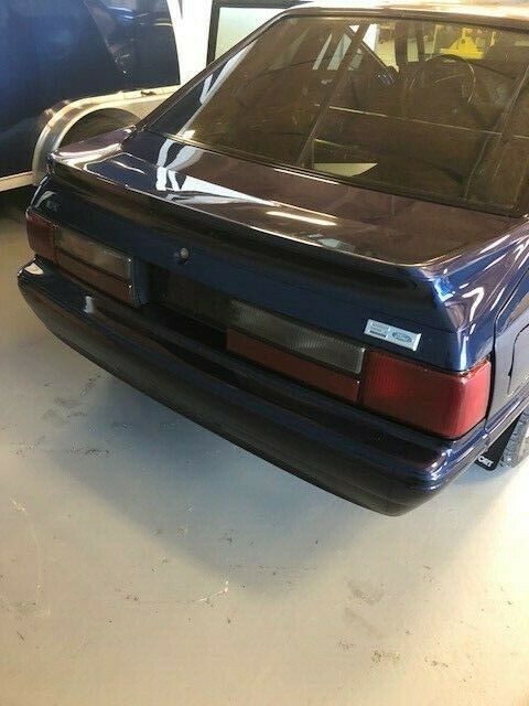 1993 Blue Ford Mustang