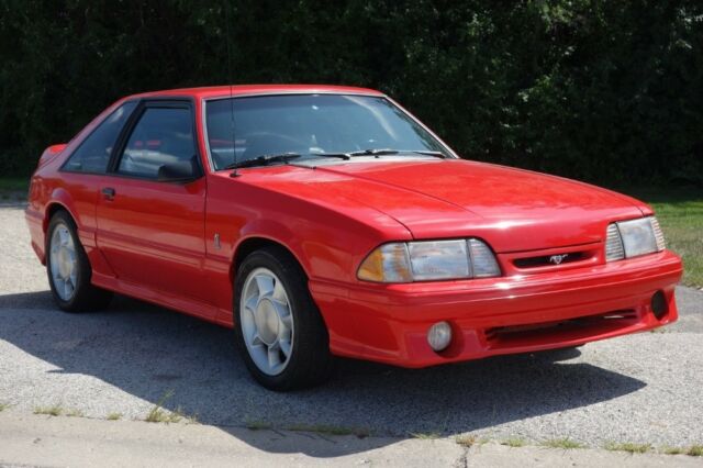 1993 Red Ford Mustang Coupe