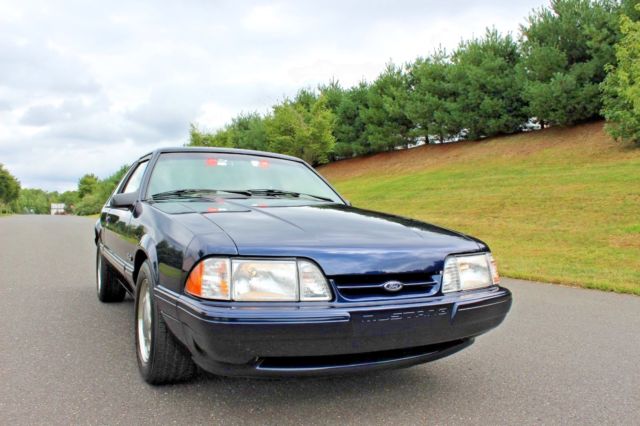 1993 Blue Ford Mustang Coupe