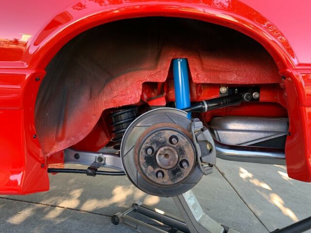 1993 Red Ford Mustang Hatchback