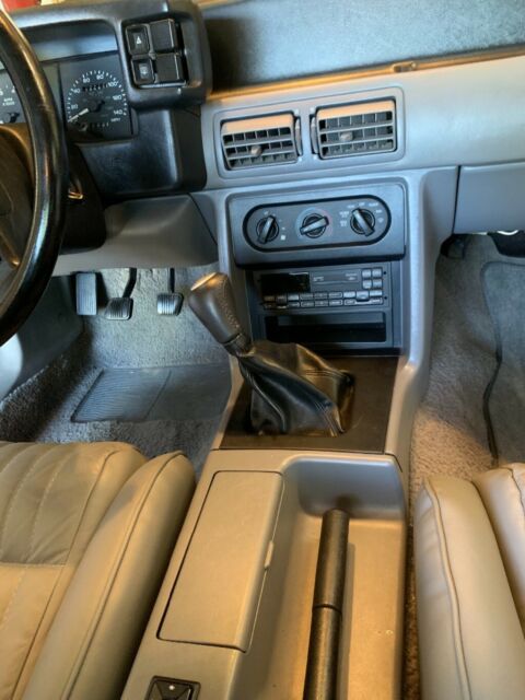 1993 Red Ford Mustang Hatchback