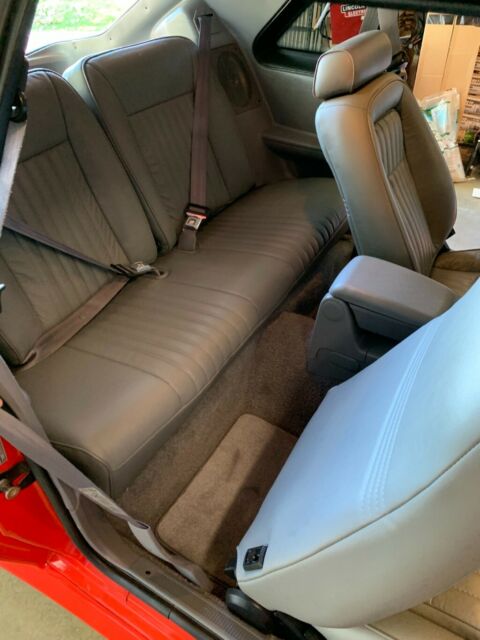 1993 Red Ford Mustang Hatchback