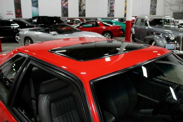 1993 Red Ford Mustang --