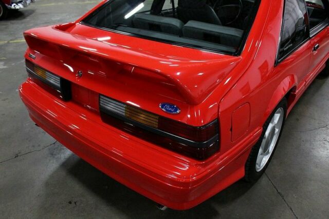 1993 Red Ford Mustang --