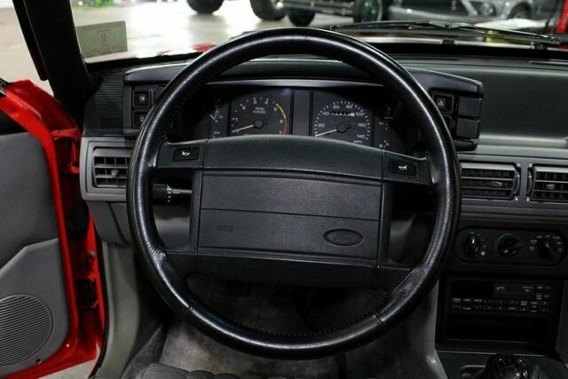 1993 Red Ford Mustang --