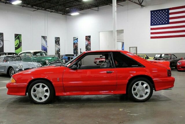 1993 Red Ford Mustang --