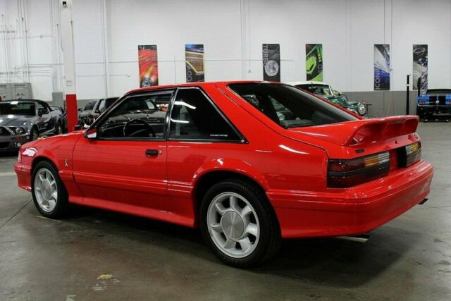 1993 Red Ford Mustang --