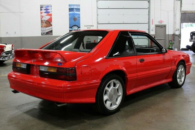 1993 Red Ford Mustang --