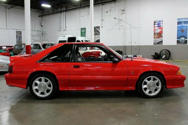 1993 Red Ford Mustang --