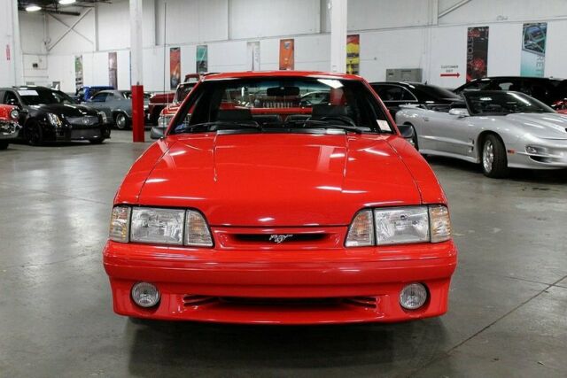 1993 Red Ford Mustang --