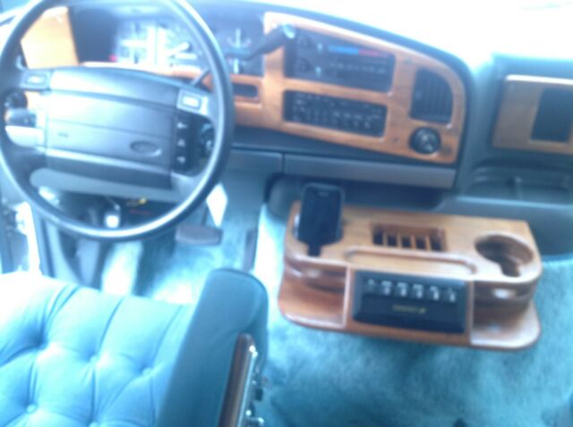 1993 White Ford E-Series Van Van Camper