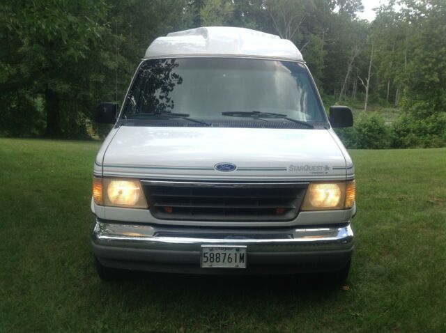 1993 White Ford E-Series Van Van Camper