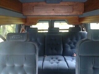 1993 White Ford E-Series Van Van Camper