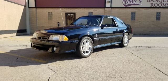 1993 Black Ford Mustang Hatchback