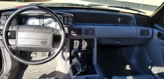1993 Black Ford Mustang Hatchback