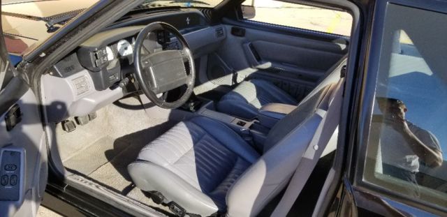 1993 Black Ford Mustang Hatchback