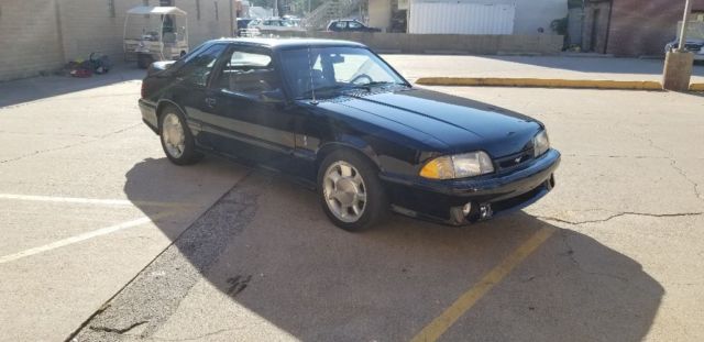 1993 Black Ford Mustang Hatchback