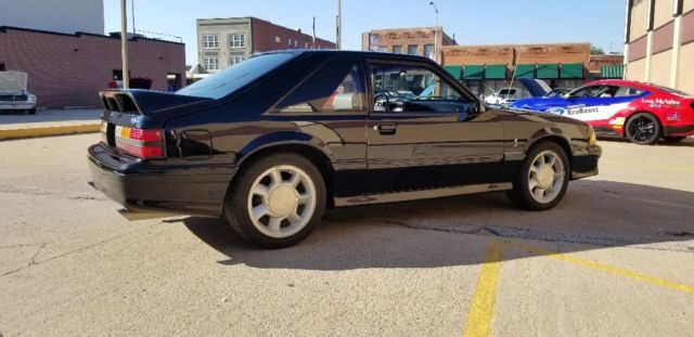 1993 Black Ford Mustang Hatchback