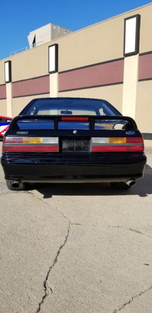 1993 Black Ford Mustang Hatchback