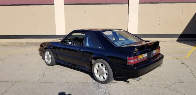 1993 Black Ford Mustang Hatchback