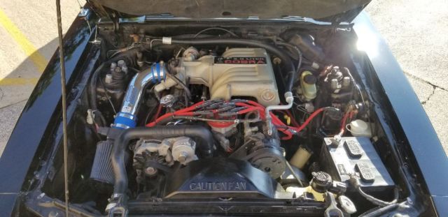 1993 Black Ford Mustang Hatchback