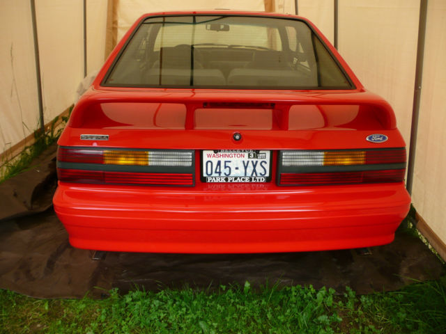 1993 Vibrant Red Ford Mustang Coupe