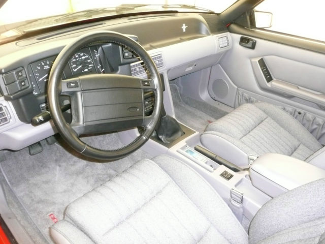 1993 Vibrant Red Ford Mustang Coupe