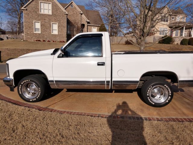 1993 White GMC Sierra 1500 Standard Cab Pickup