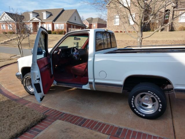 1993 White GMC Sierra 1500 Standard Cab Pickup