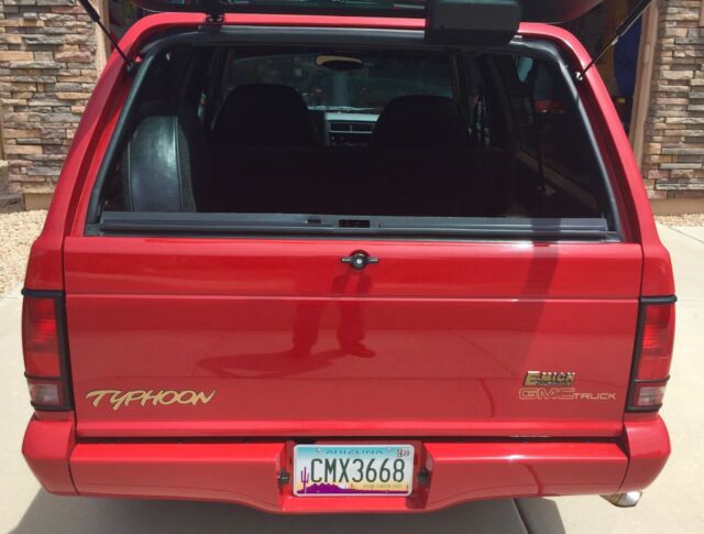 1993 Red GMC Typhoon SUV