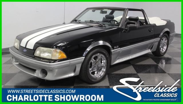 1993 Black Ford Mustang Convertible