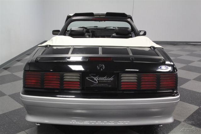 1993 Black Ford Mustang Convertible