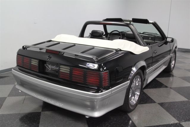1993 Black Ford Mustang Convertible