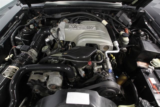 1993 Black Ford Mustang Convertible