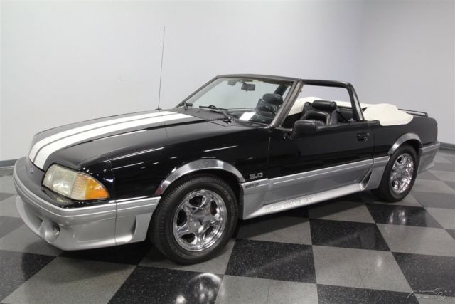 1993 Black Ford Mustang Convertible