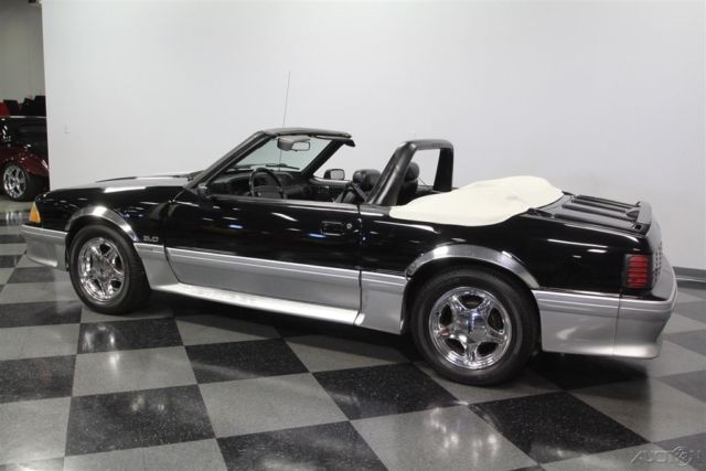 1993 Black Ford Mustang Convertible
