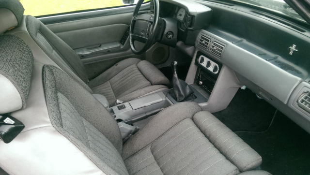 1993 White Ford Mustang Convertible